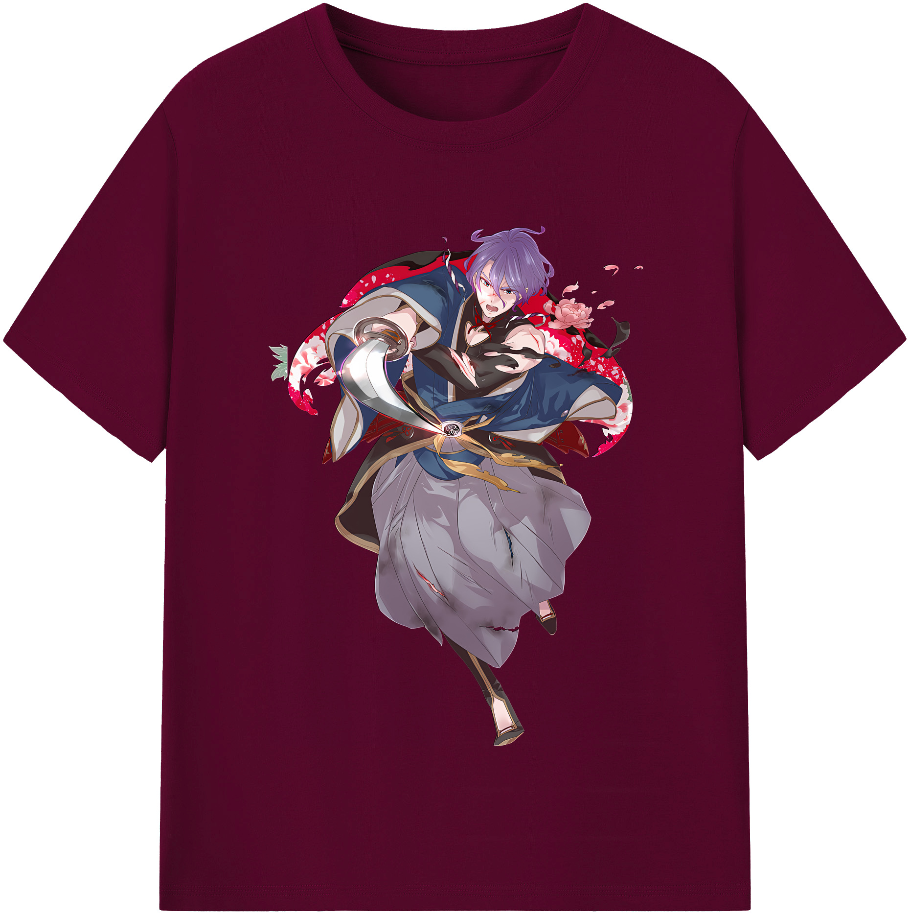 （画像用） 刀剣乱舞 Touken Ranbu レディースカジュアルプリントTシャツ（綿100％）